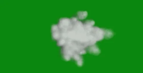 GREEN SCREEN SMOKE Stock Footage 121897166
