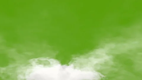 Green screen smoke or clouds Video stock 304647311