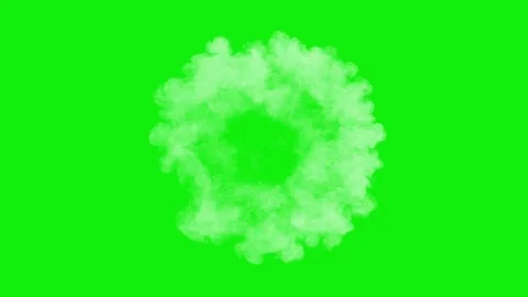 Green screen smoke shockwave effect animation  Video stock 329365552