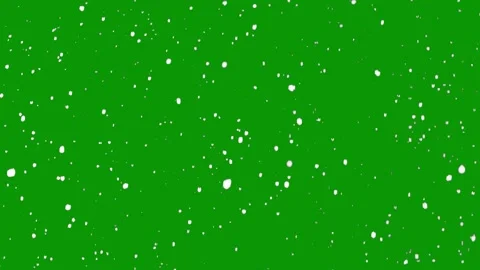 Green screen snow animated chromakey background colorful style movement Video stock 314064346