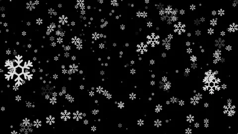 Green Screen Snow Falling. Chroma Key Green Screen Alpha Channel Stock Footage 312355187
