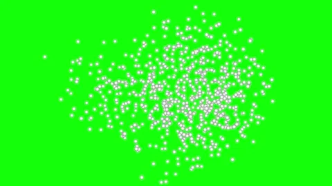 Green Screen Snow Falling for VFX Stock Footage 342788737