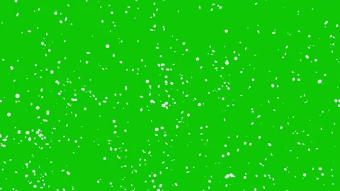 Green Screen Snow particl effect Stock Footage 268576287