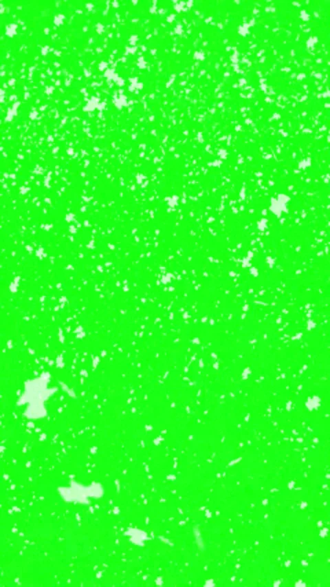 Green Screen Snowfall Overlay Effect Dynamic Falling Snowflakes Stock Footage 339592539