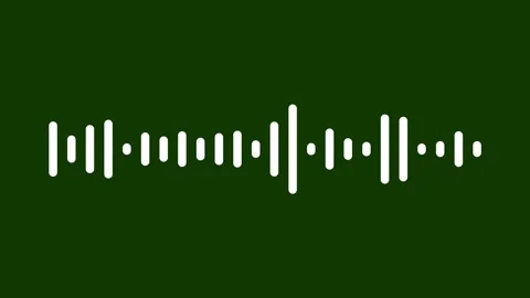 Green Screen Sound Wave Visualizer Animation With Digital Rhythm Effect Stock Footage 341159807