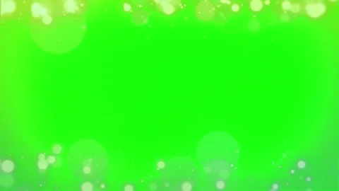 Green screen with sparkling bokeh lights effect Stock-Footage 338235682
