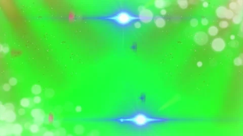 Green screen with sparkling light effects Video stock 336591509