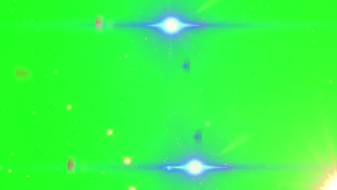 Green screen with sparkling light effects Stock-Footage 337444309