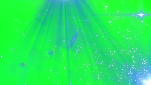 Green screen with sparkling particles Video stock 337523983
