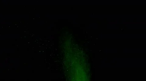 Green Screen is Sprayed on a Color  Background 스톡 동영상 64817492