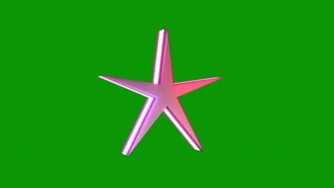 Green screen star line letter k arrow pink background animated chromakey 스톡 동영상 314066961