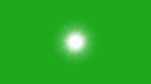 Green screen star with radiant light rays animation, featuring a glowing Stock Footage 328596164