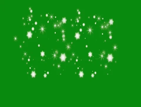 Green Screen Starfall Effect High-Resolution 4K Stock Footage 304882014