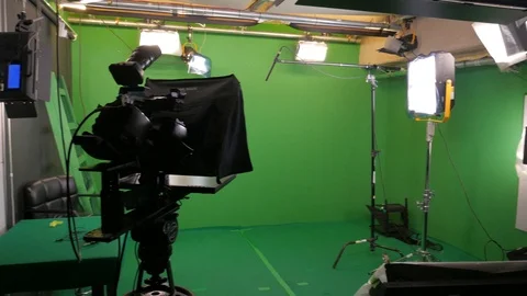 Green Screen Studio Stock Footage 92670048