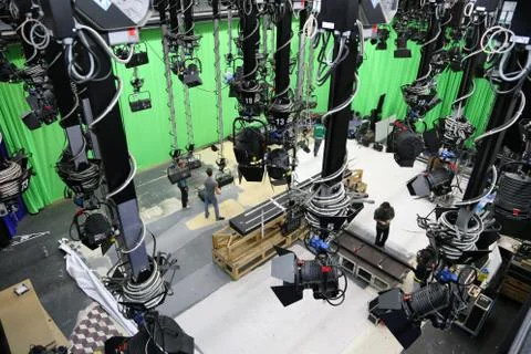 Green Screen Studio Stock Photos
