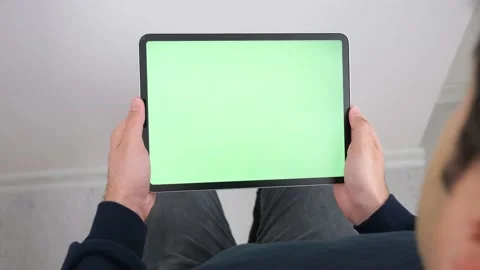 Green screen tablet Stock-Footage 236458903