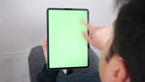 Green screen tablet Stock-Footage 236459448