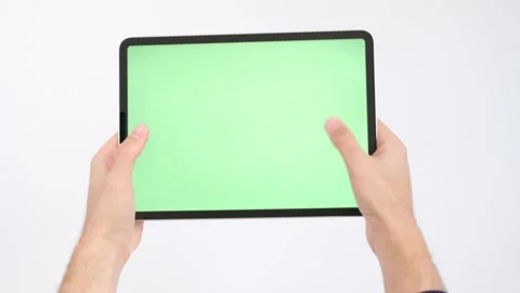 Green screen tablet Stock-Footage 236459734