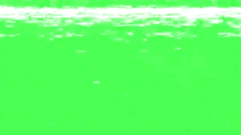 Green screen tech vhs white glitch, nostalgic old tv monitor Video stock 308524878