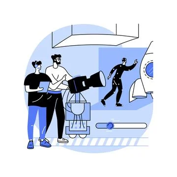 Green screen technology isolated cartoon vector illustrations. Stock Illustration