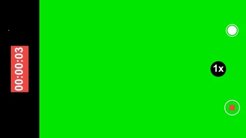 A green screen with three circles on it and two one circle animated chromakey Stock Footage 346172433