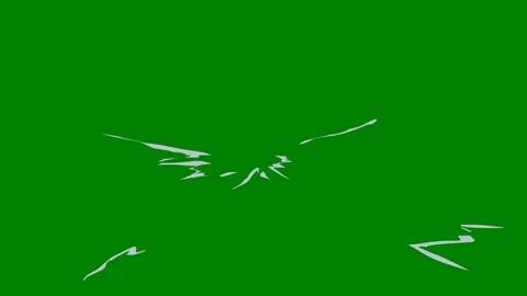 A green screen transition effect with sharp angular lines that convey Stock Footage 301387303