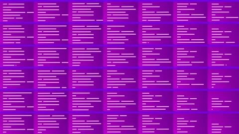 Green screen transition with many programming windows in grid. Stock Footage 267548797