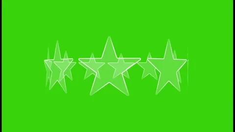 Green screen transparent star for website, background, apps, etc. Stock Footage 322041969