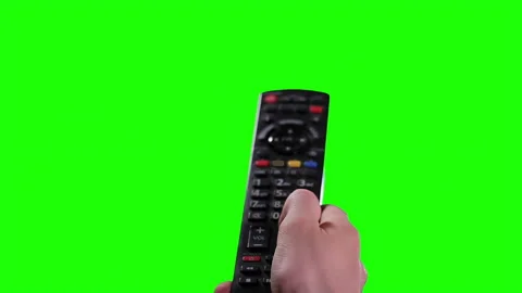 Green Screen TV Remote Controller. 4K Resolution. Stock Footage 267043560