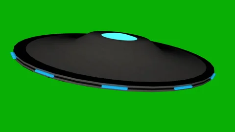 Green Screen UFO Stock Footage 132793253