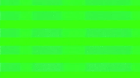 Green screen with VHS interference. Horizontal Stripes And Bars Offset Video stock 255437160