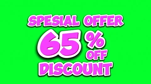 Green Screen Video for 65% Discount Marketing Stock Footage 281041122