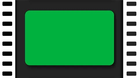 Green Screen Video Background for Creative Projects. Stock Illustration
