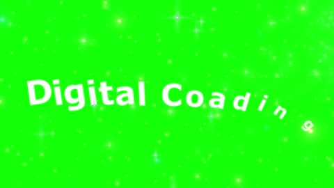 Green screen video featuring magical sparkles with adding touch fantasy digital Stock-Footage 338386685