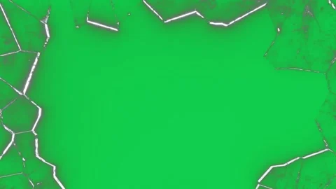 Green screen video featuring a subtle crack on a glass surface. Stock Footage 306771067