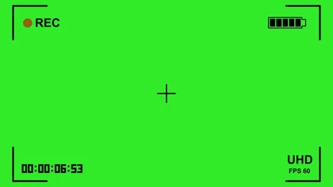 Green Screen Video Recording Interface Animation Stock Footage 281391349