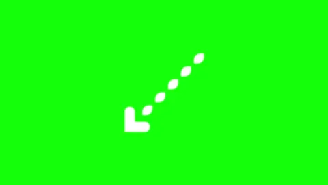 Green Screen Visual Element Dots Element Video stock 342789132