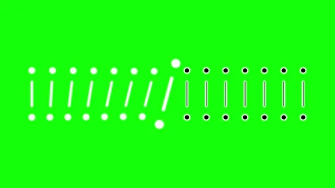 Green Screen Visual Element - Dots Vídeos de archivo 343929151