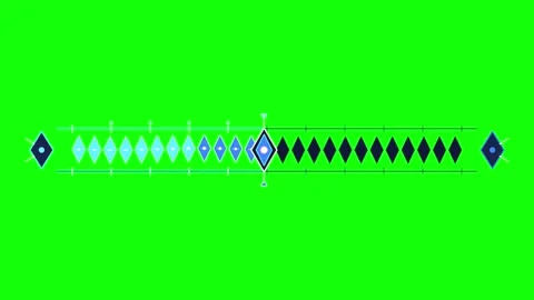 Green Screen Visual Element on Green Screen - Sound Black Video stock 343929131