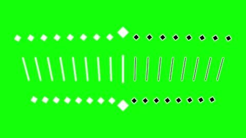Green Screen Visual Element on Green Screen White Video stock 343929156