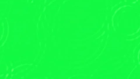 Green Screen Water Ripples and Raindrops Effect Stock Footage 334533145