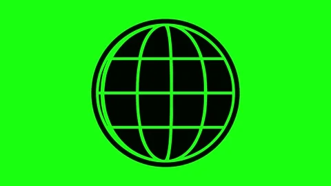 Green screen of web image animation Stock Footage 291359044