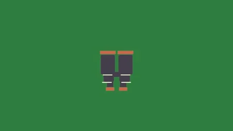 A green screen with white background and wallpaper pixel on it an image of man Video stock 335064399