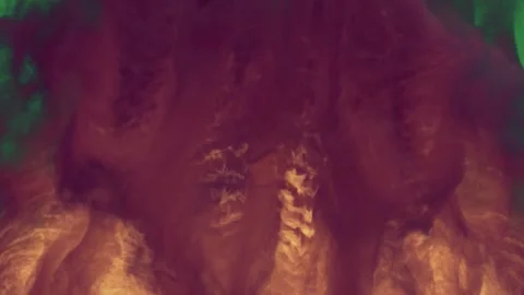 A green screen with white background and an image of mountain picture orange Видео 335065387