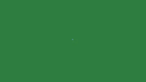 A green screen with white background and small dot on it animated chromakey Vídeo Stock 335065430