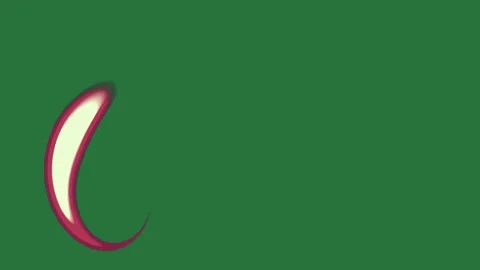 A green screen with white background and red ring on it curved curve black Vídeos de archivo 335065474