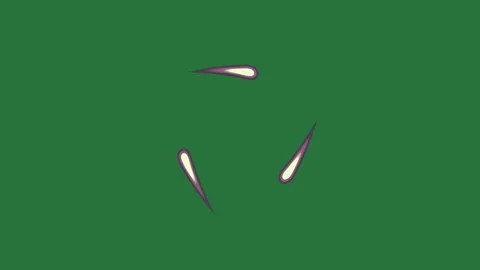 A green screen with white background and triangle on border arrow the letter v Видео 335065558
