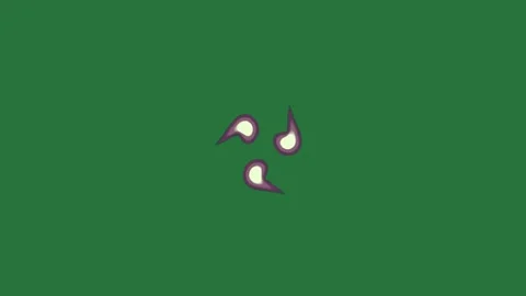 A green screen with white background and the letter on it an image of alien Video stock 335065560