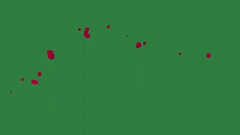 A green screen with white background and red line on it dot dots heart Видео 335065691