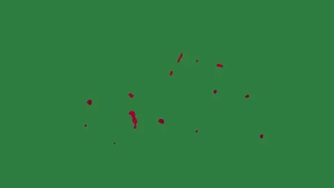 A green screen with white background and some red spots dot on it dots object Video stock 335065692